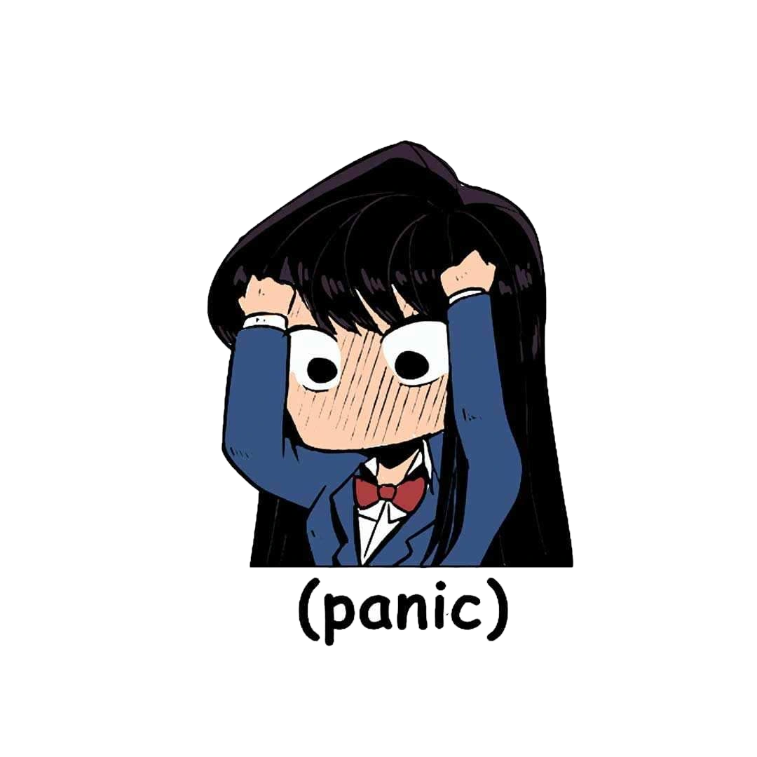 Panic Sticker